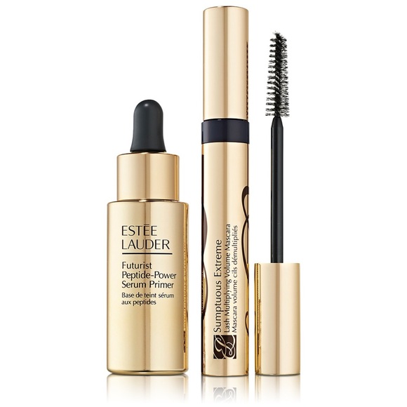 Estee Lauder Futurist Peptide Serum Primer & Sumptuous Extreme Lash Mascara set